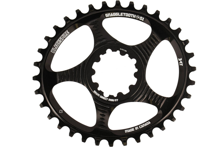 Schwarzgeschwale - - Kette Top -Kette Top Snoggletooth Oval SRAM Spline 34 6 mm Offset