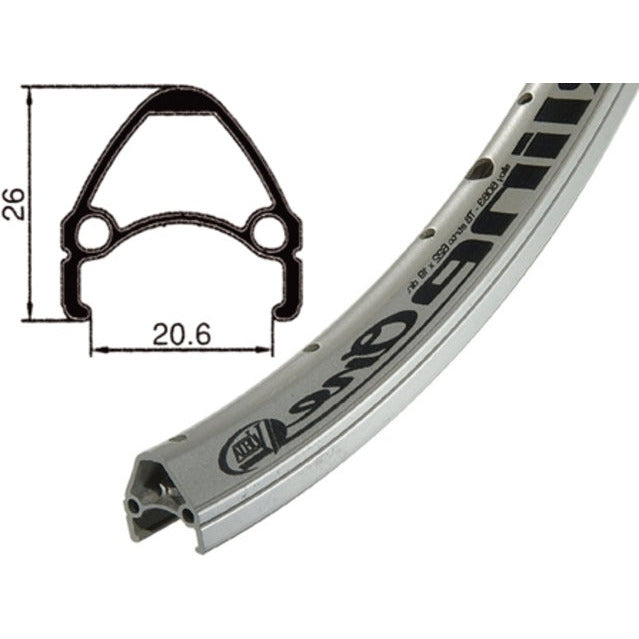Ryde Airliner Felge 26 (559) 36 Löcher hoch 26x1,75