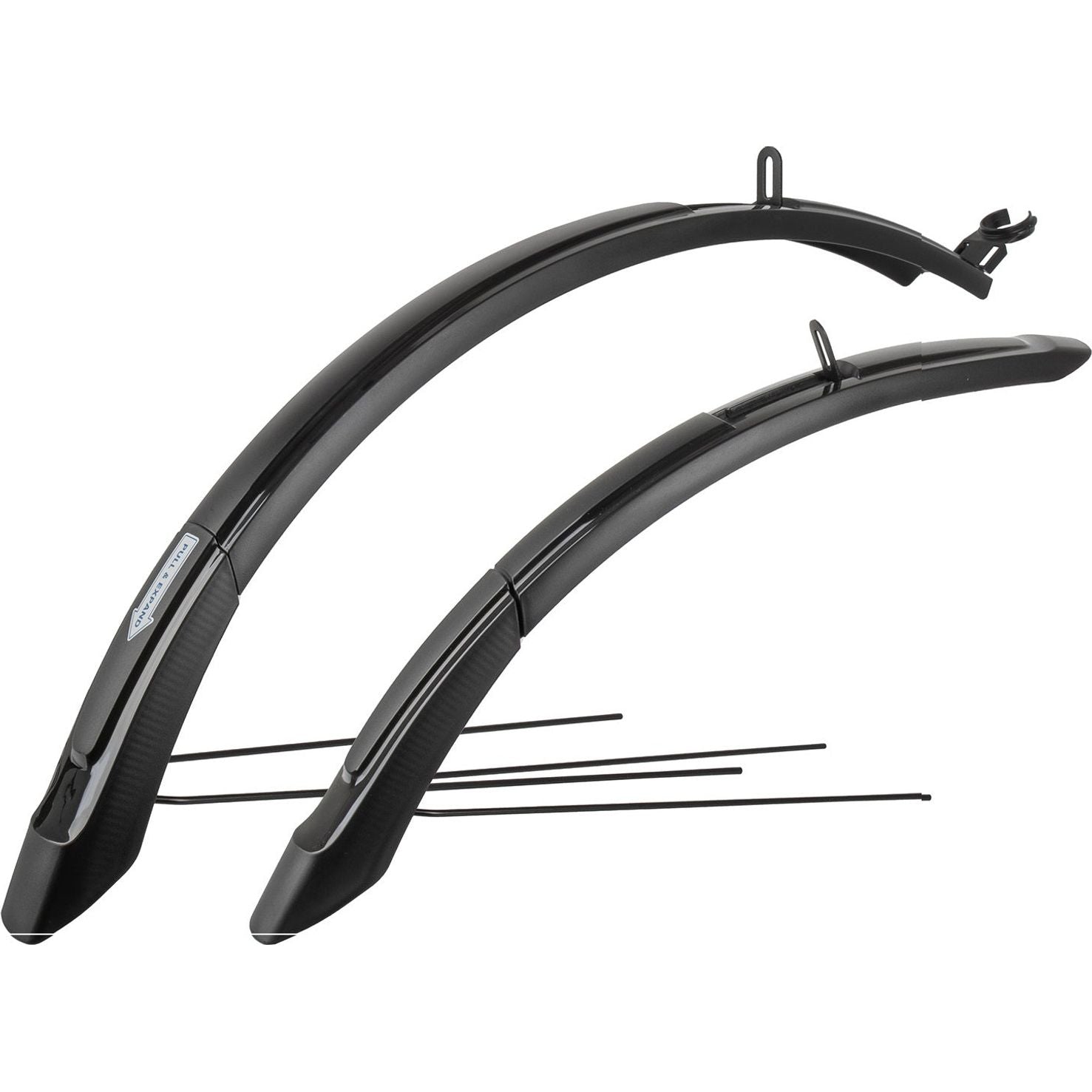 M-Wave M-Wave-Schlamm-Set 26-29 Zoll 65 mm mit Stangen schwarz auf der Karte