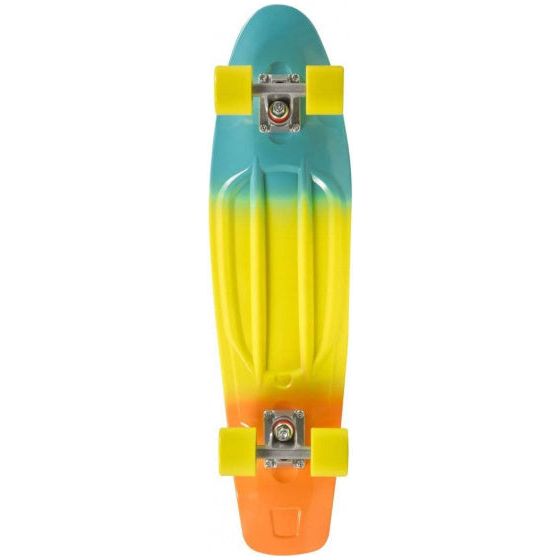 Choke - Big Jim Tricolor Skateboard 71 cm blau gelber Orange