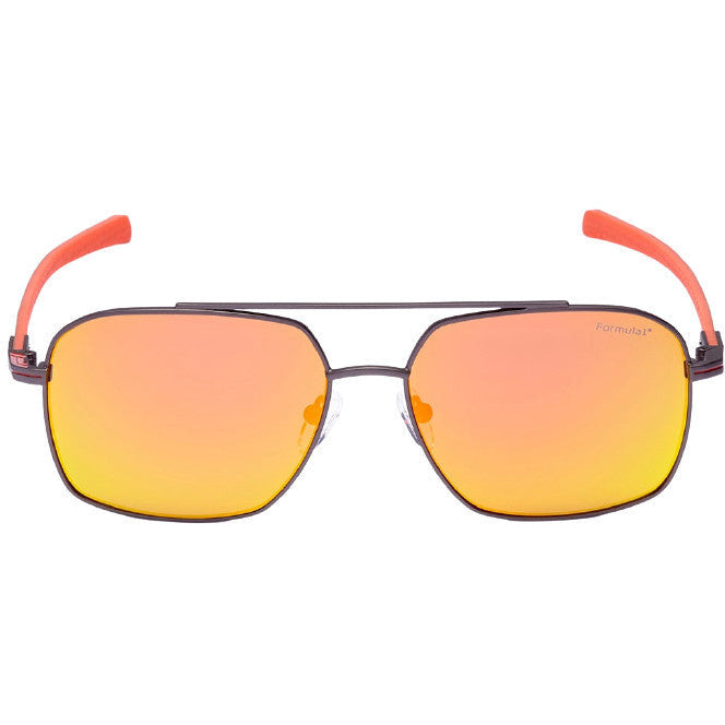 Sonnenbrille Unisex quadratische Katze. 4 orange