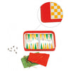 Dal Negro Travel Games Set 28 x 24 cm 5-teilige Orangengrün
