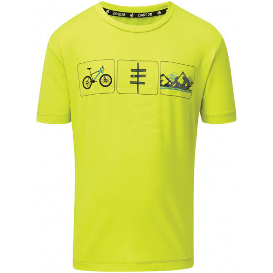Wagen Sie 2B T-Shirt Richtige Junior Polyester Limettengröße 140
