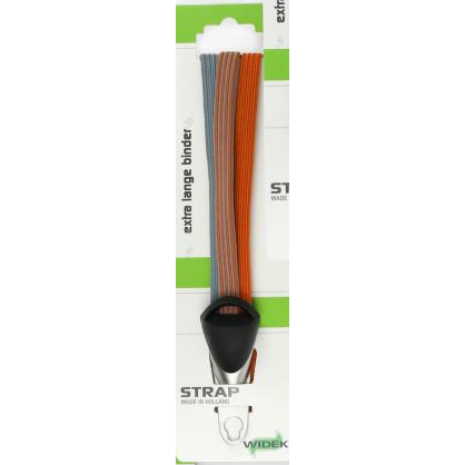 Widek 003201 triobinder 28 Edelstahlhalterung orange graue Karte