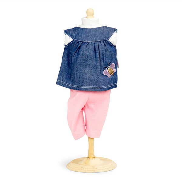 Denim-Tunika mit Leggings 38-41 cm