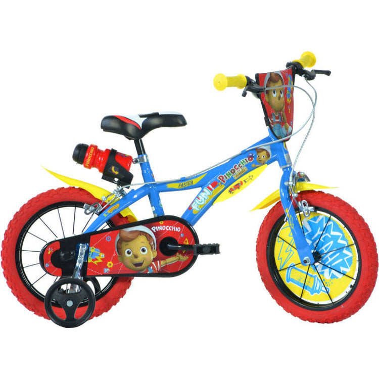 Pinocchio 14 Zoll 24 cm Jungen kneifen blau rot
