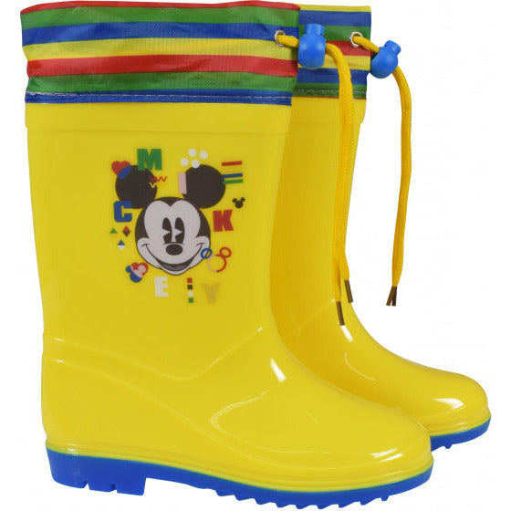 Disney Rain Boots Mickey Mouse Junior PVC Gelb Größe 28-29