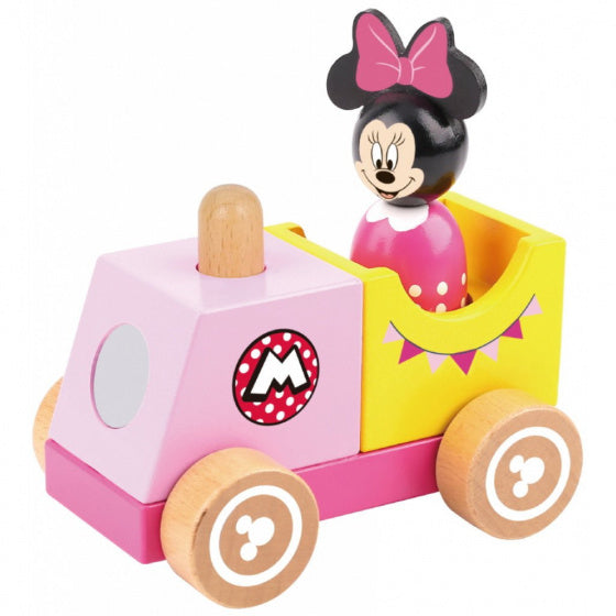 Disney Minnie Maus Holzspielzeugzug 18 Monate 2-teilige