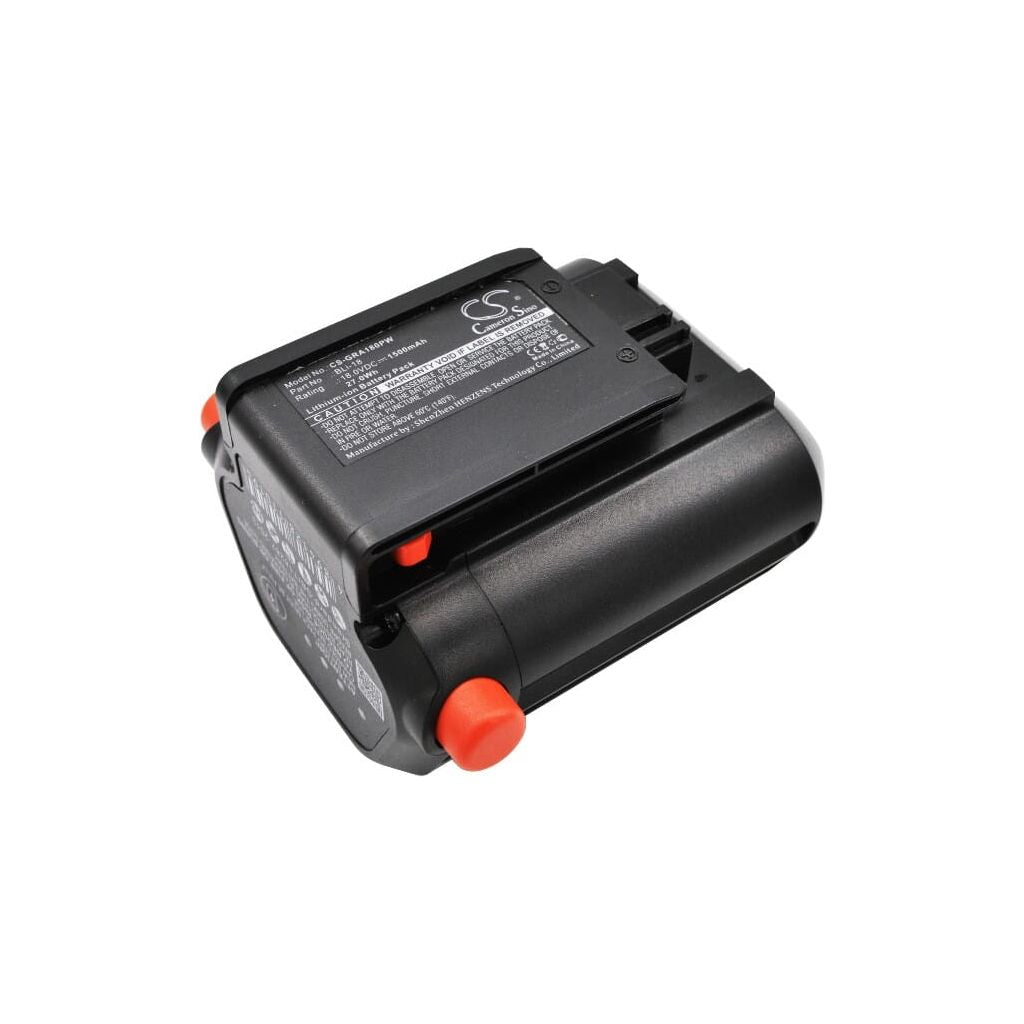 Ersatzgartenwerkzeuge Batterie 18V 1500mah Li-Ion