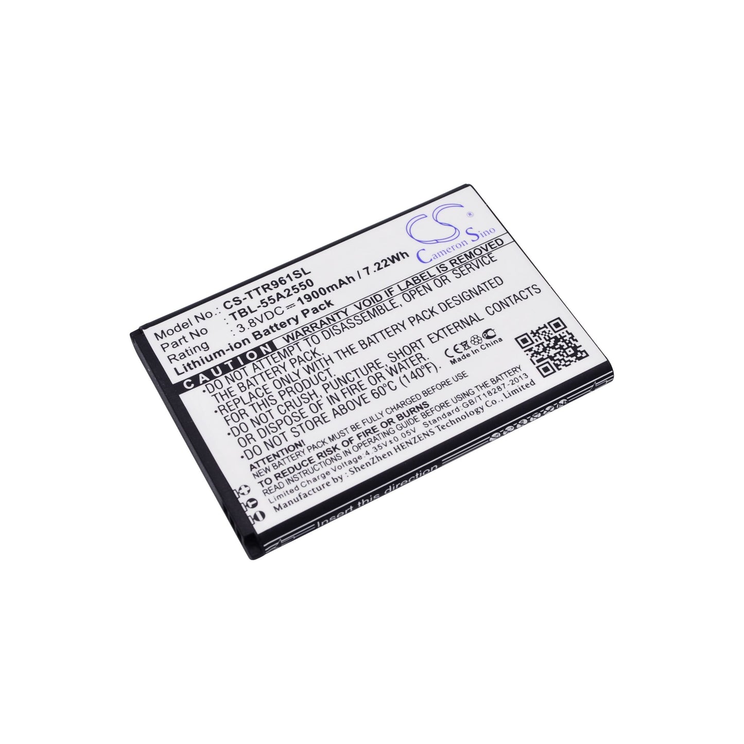 Ersatz -Hotspot -Akku 3,8 V 1900mah