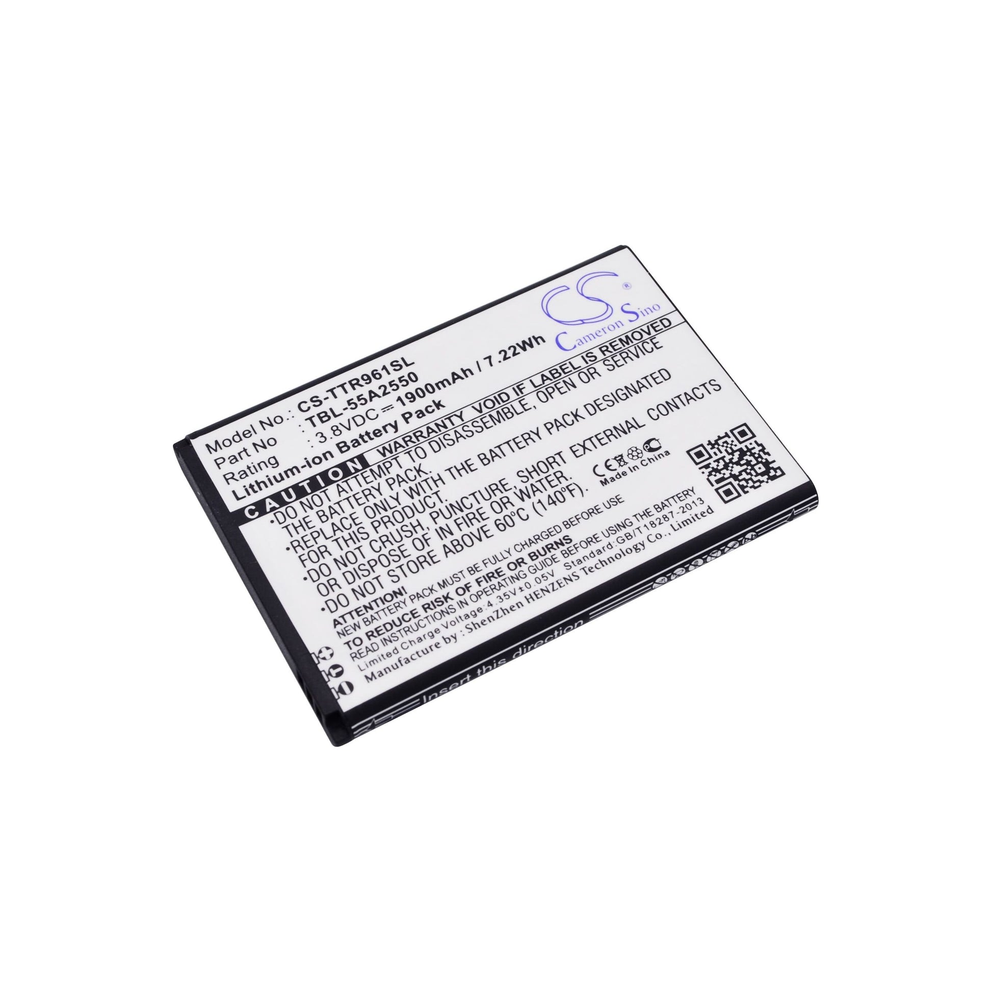 Ersatz -Hotspot -Akku 3,8 V 1900mah