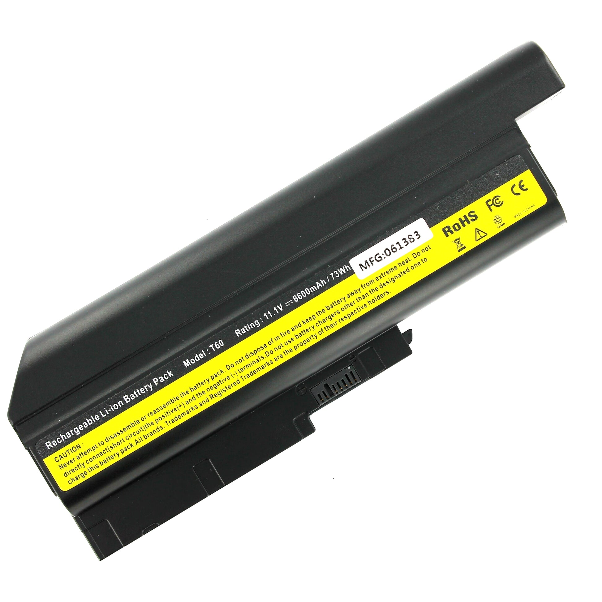 Blu-Basic Laptop-Batterie um 6600 mAh verlängert