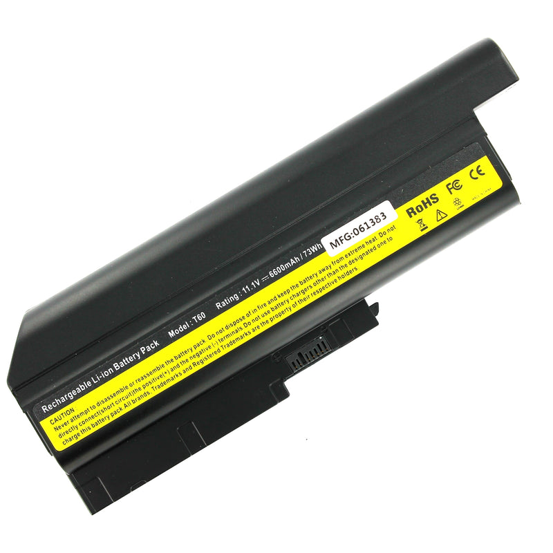 Blu-Basic Laptop-Batterie um 6600 mAh verlängert