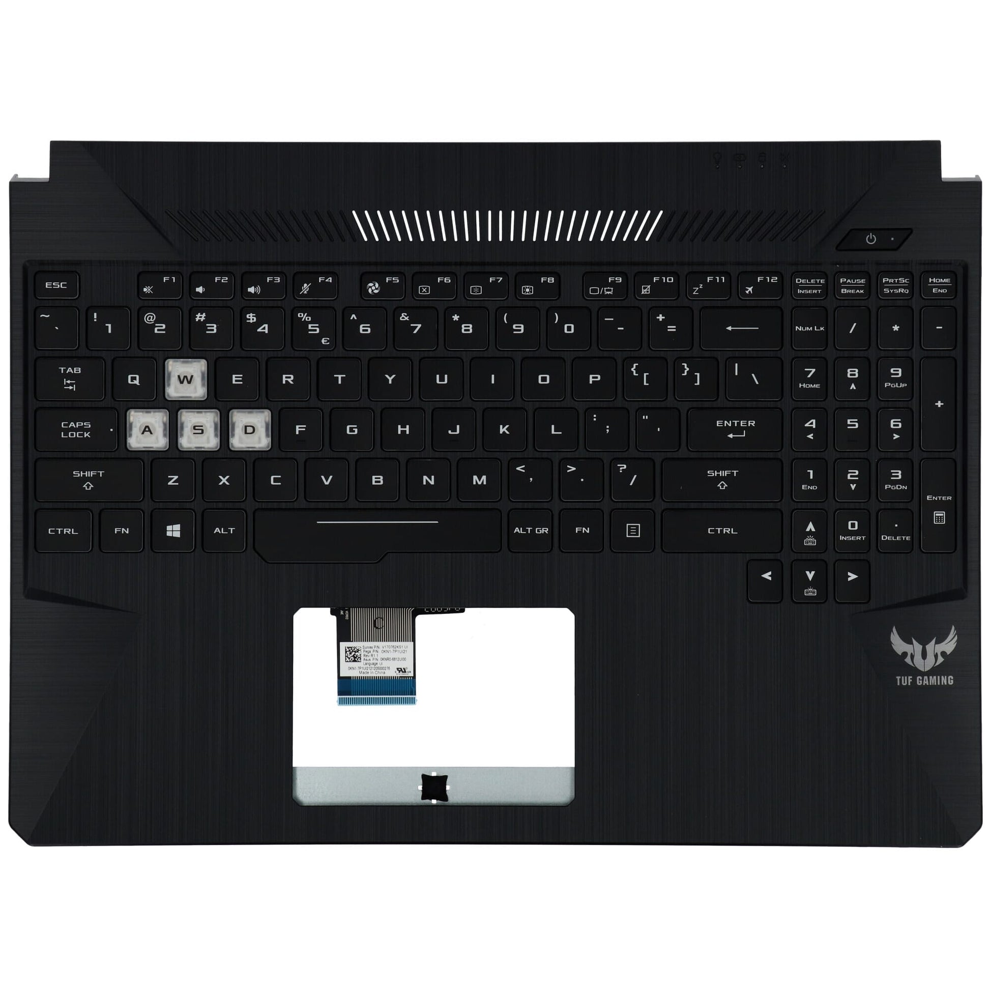 Asus Laptop Tastatur QWERTY Us + Top Cover, Hintergrundbeleuchtung