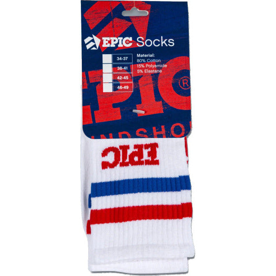 Epische Sportsocken Weiß Größe 42 45