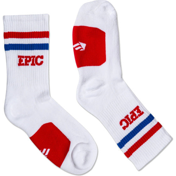 Epische Sportsocken Weiße Größe 46 49