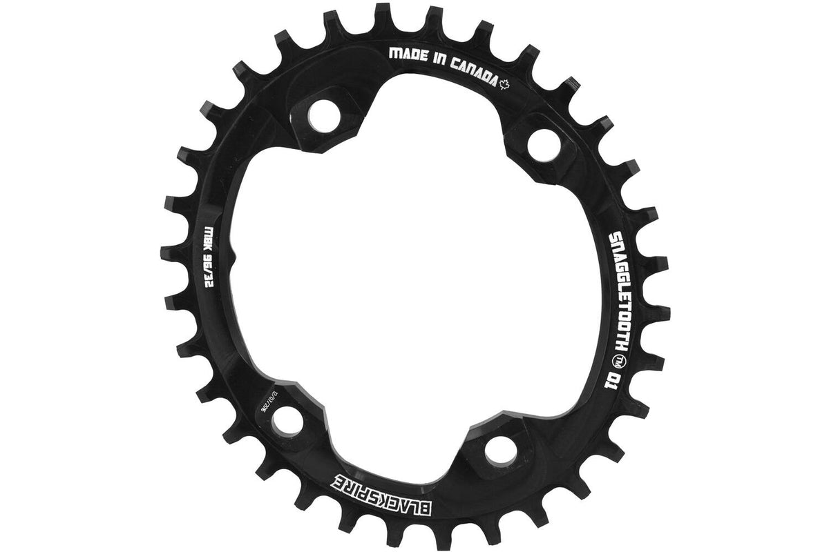 Schwarzgepressig - - Ketten -Top Snoggletooth Oval XT M8000 96 32
