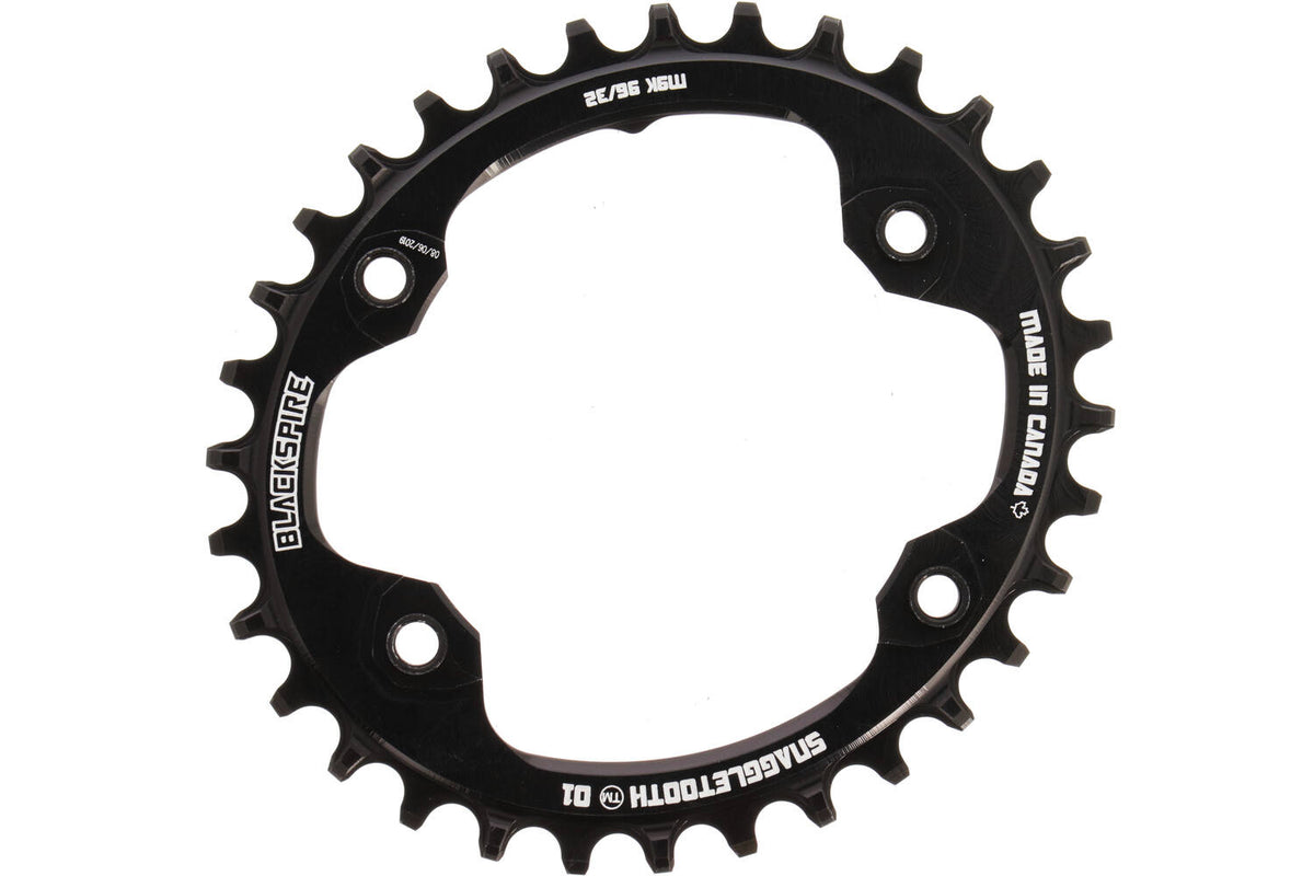 Schwarzliebe - - Ketten -Top Snoggletooth Oval XTR M9000 96 32