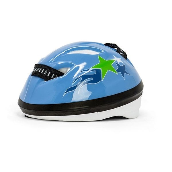 Fahrradhelm für die Puppenblau