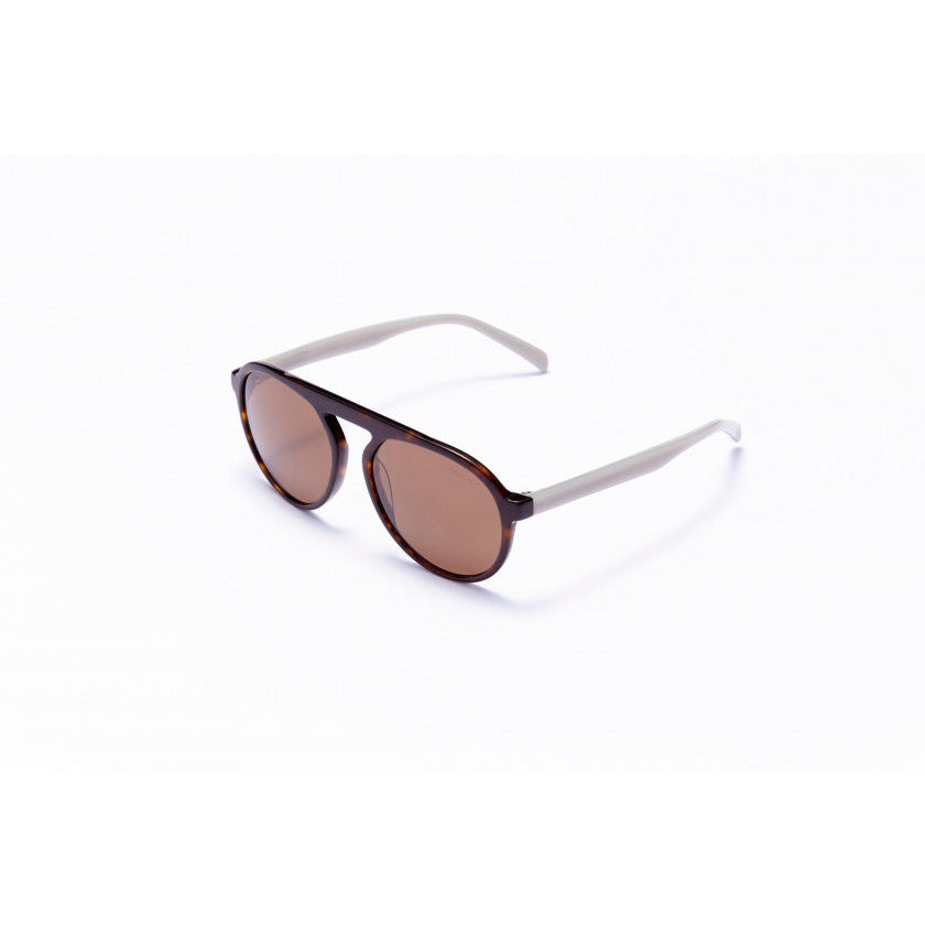 Sonnenbrille Unisex Pilot Kat.4 dunkelbraun braun