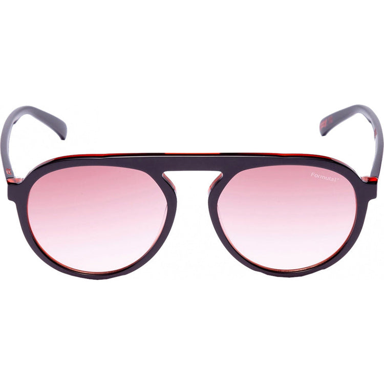 Sonnenbrille Unisex Pilot Kat.4 schwarz hellrosa