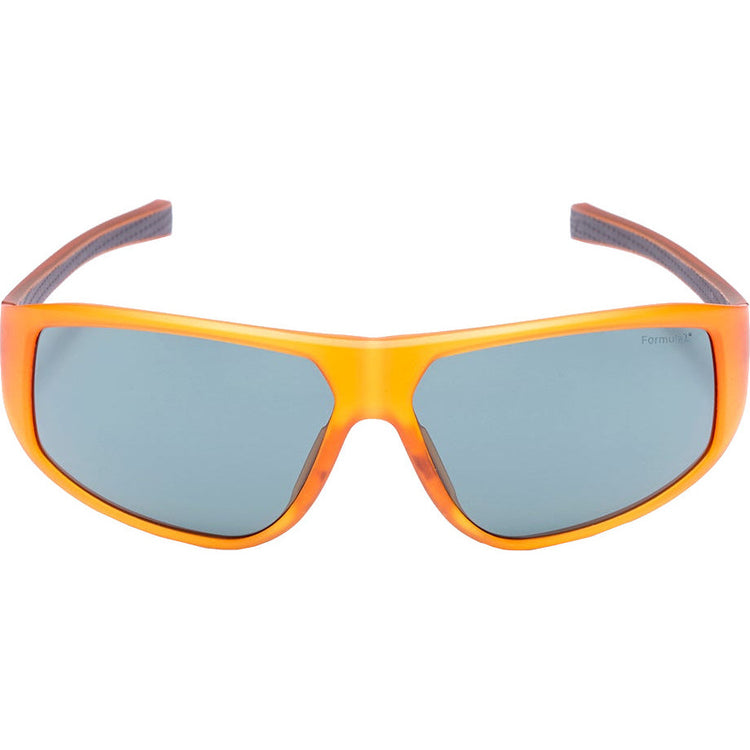sonnenbrille unisex rechteckig cat.4 orange grau