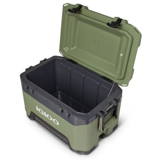 Iglu 52 Cool Box für Bau 49 Liter Armeegrün schwarz