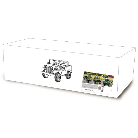 Jamara Willys MB Jeep 12V Batteriefahrzeug Armee Grün grün