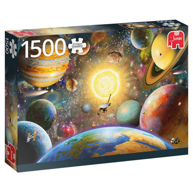 Jumbo Premium schwimmt im Weltraumlinien -Puzzle 1500 Teile