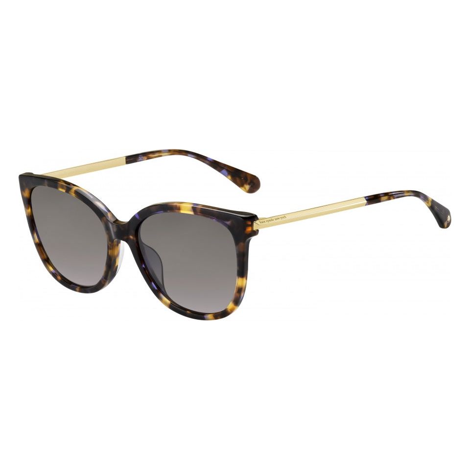 Kate Spade Sonnenbrille Britton Damen polarisierte Havanna Blau Gold