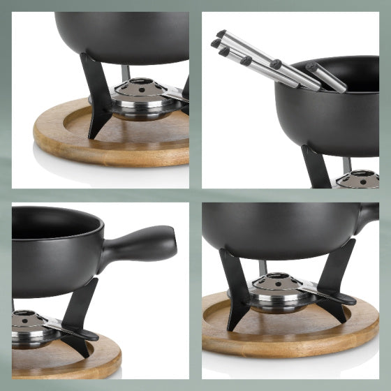 Kela Country Fonden Set 6 Personen 2 Liter 10-teilig schwarz