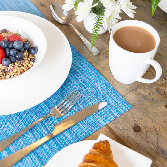 Kitchencraft -Placemat 30 x 45 cm PVC Polyesterblau lila