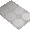 KitchenClet -Placemat 30 x 45 cm PVC Polyester Silbergrau