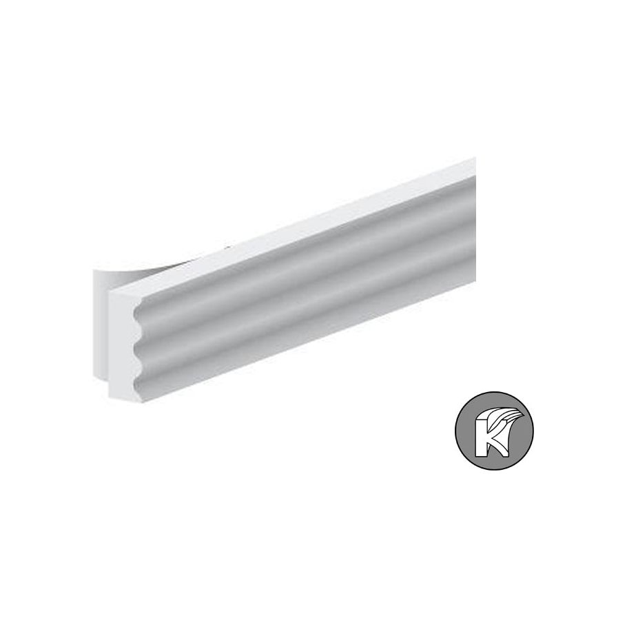 Ellen Draft Band K-Profil White 9x3mm 7,5 m