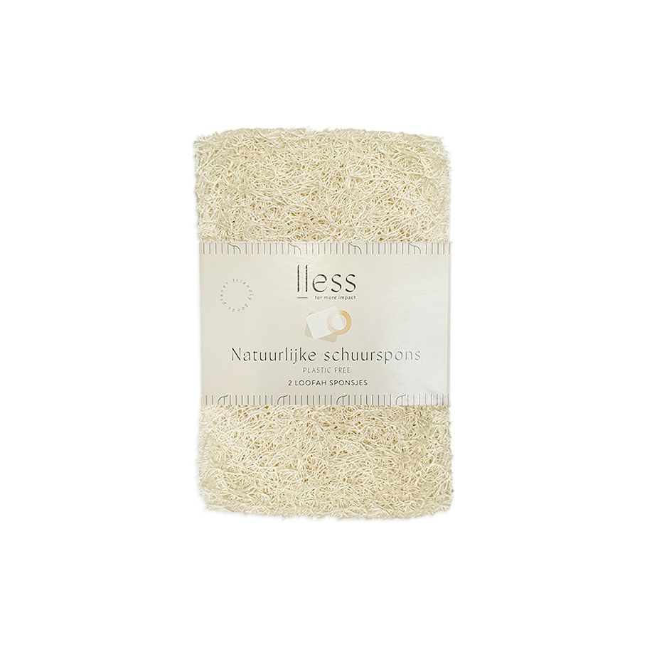 Less natürliches Scheuerschwamm Loofah 2 Teile