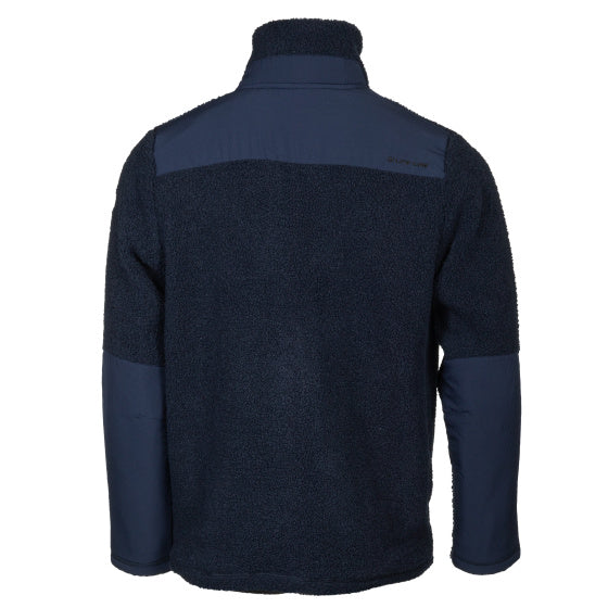 Lebenslinie Artic Sherpa Fleece Jack Männer Blau Größe xxl