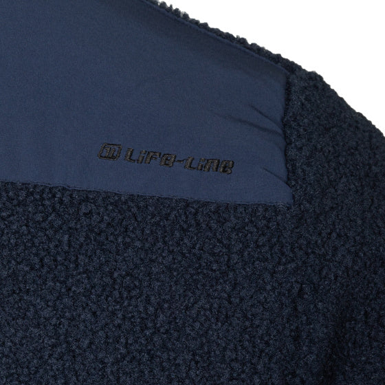 Lebenslinie Artic Sherpa Fleece Jack Männer Blau Größe xxl