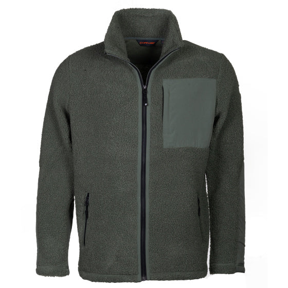 Lebenslinie Artic Sherpa Fleece Jack Männer Grün Größe xl