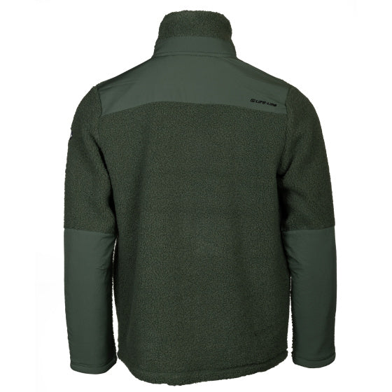 Lebenslinie Artic Sherpa Fleece Jack Männer Grün Größe m