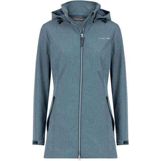 Lebenslinie Harper Softshell Parka Damen Blau grau Größe 42