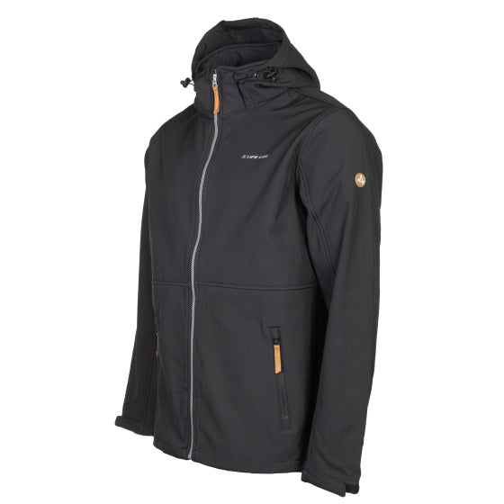 Lebenslinie Kasper Softshell Jacke Männer schwarz Größe l