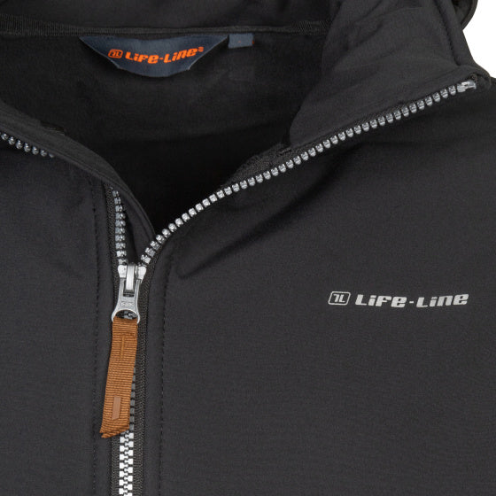Lebenslinie Kasper Softshell Jacke Männer schwarze Größe s