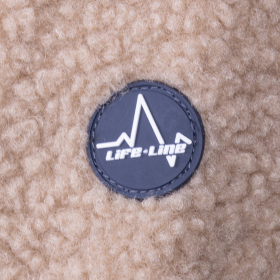 Lebenslinie Lorne Sherpa Fleecejas Damen beige Größe 3xl
