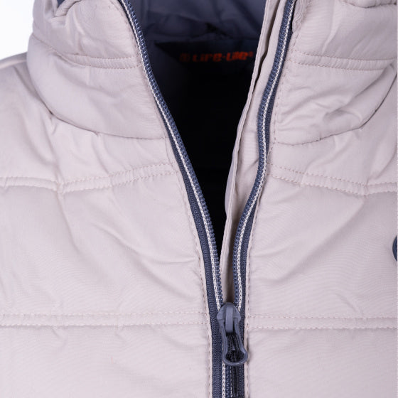 Lebenslinie Tully Fake Down BodyWarmer Ladies Beige Größe l