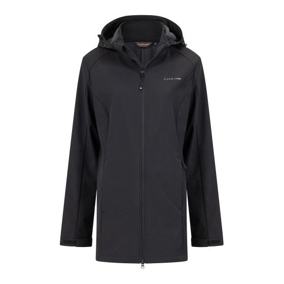 Life Line Wellington Softshell Parka Damen Schwarz Größe 3xl