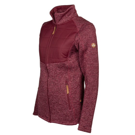 Lebenslinie Willemijn Fleecevest Damen Bordeaux Größe m