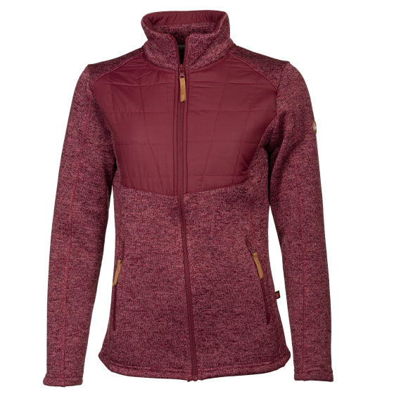 Lebenslinie Willemijn Fleecevest Damen Bordeaux Größe s