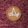 Lebenslinie Willemijn Fleecevest Damen Bordeaux Größe 4xl