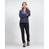 Lebenslinie Willemijn Fleecevest Damen dunkelblau Größe 4xl