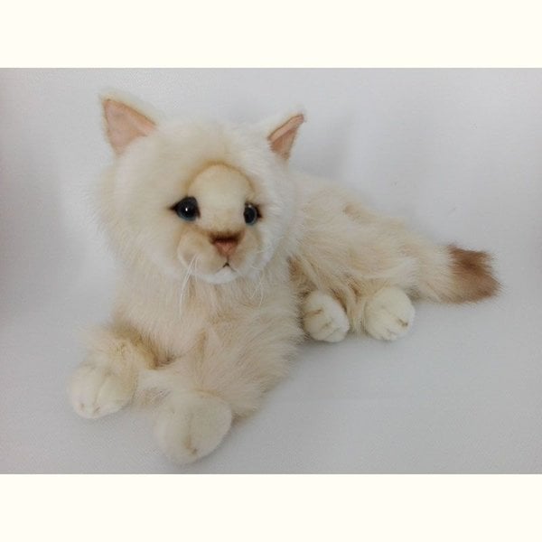 Liegende birmanische Katze 30 cm